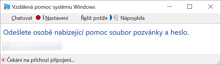 Vzdálená pomoc W10