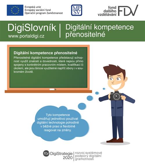 DigiSlovník: Víte, co jsou to přenositelné digitální kompetence?