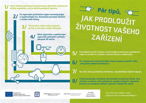 Infografika: Jak prodloužit životnost vašeho zařízení?